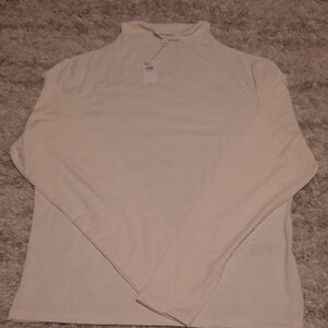 Banana Republic Men's Ivory Turtleneck Sweater